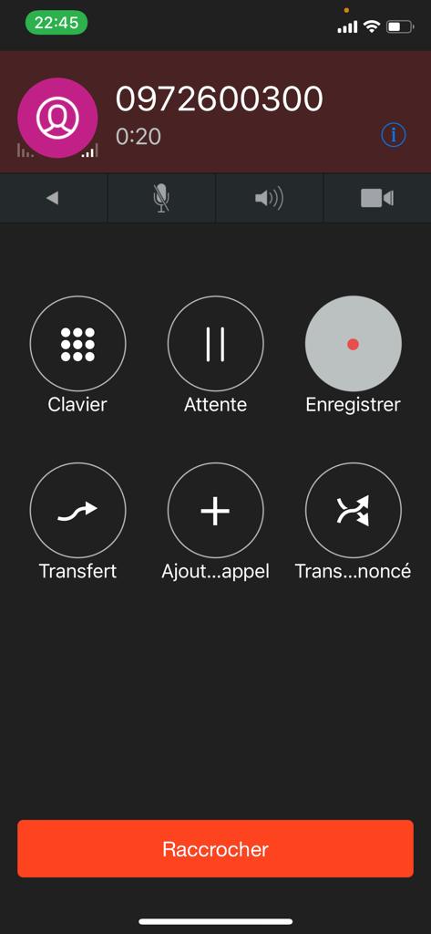 iGoFlex application pour enregistrer les appels