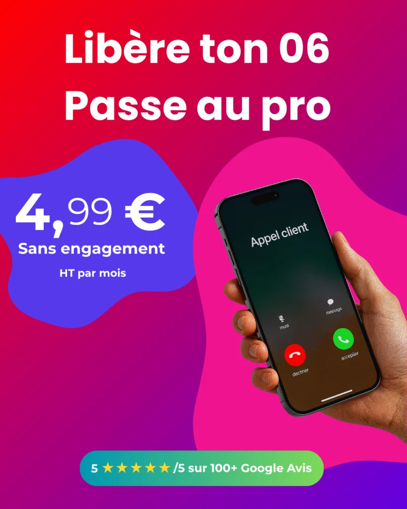 Numéro fixe pro à 4,99 € sur mobile sans engagement – Libère ton 06 et passe au pro avec iGoFlex