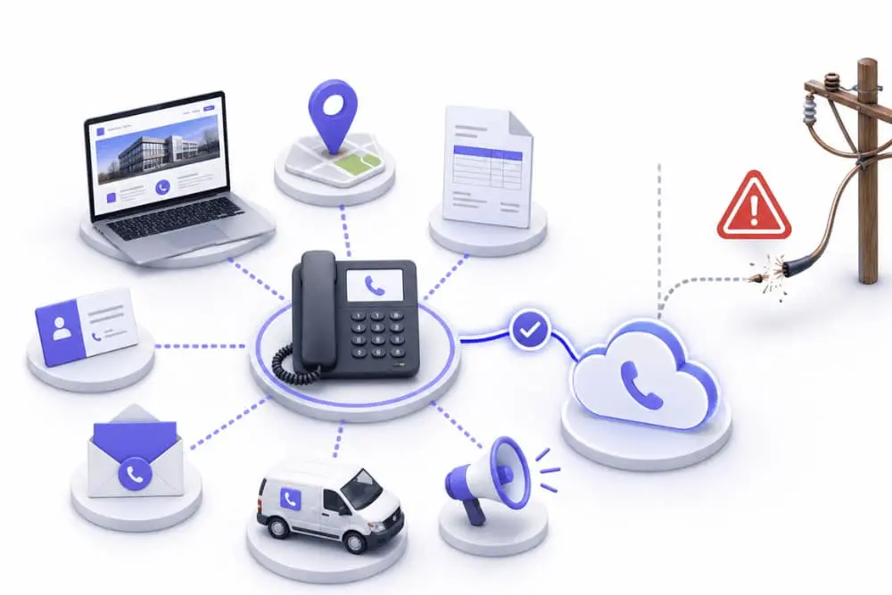 Numéro fixe professionnel menacé par la fermeture du réseau cuivre et sécurisé avec la téléphonie cloud